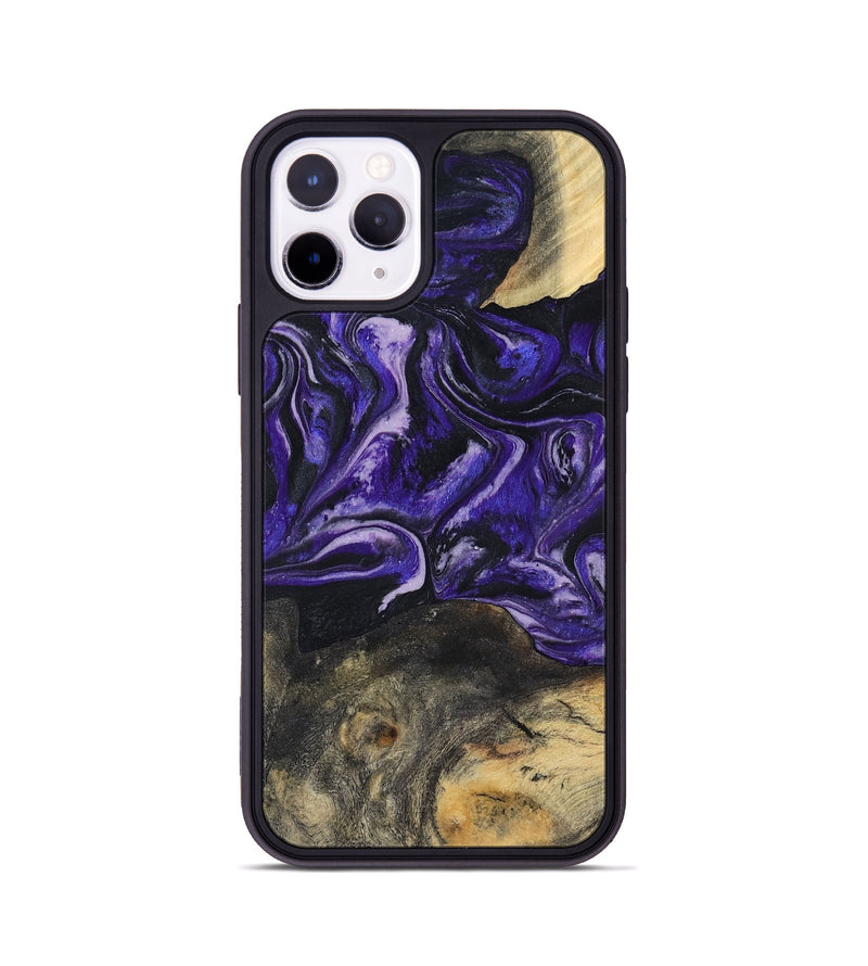 iPhone 11 Pro Wood Phone Case - Roma (Purple, 800436)