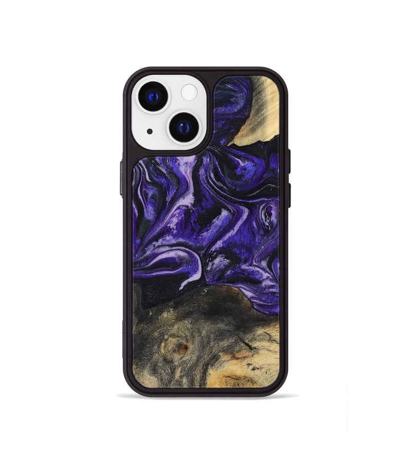 iPhone 13 mini Wood Phone Case - Roma (Purple, 800436)
