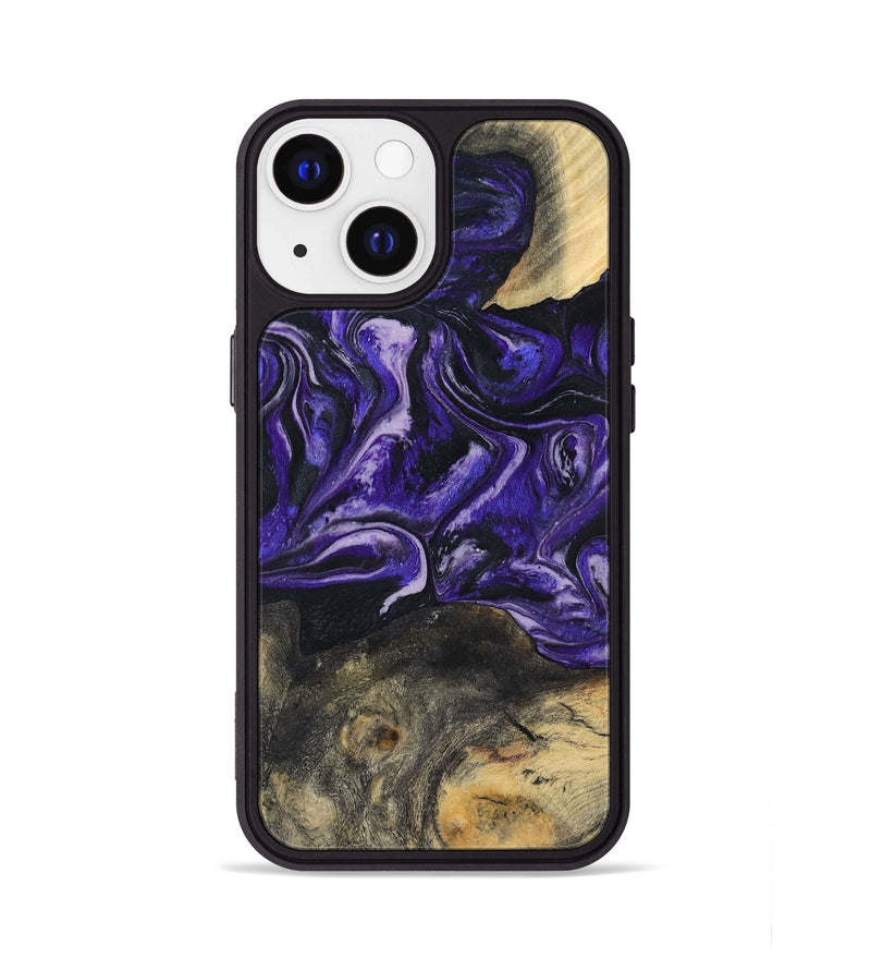 iPhone 13 Wood Phone Case - Roma (Purple, 800436)