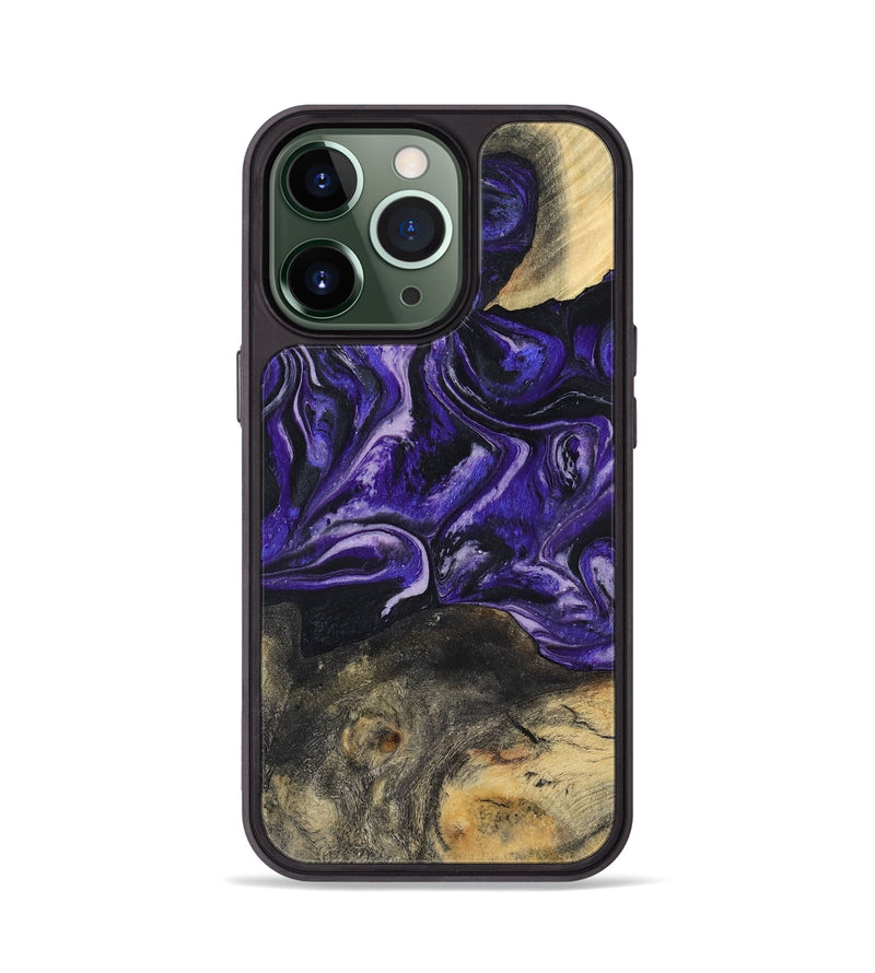 iPhone 13 Pro Wood Phone Case - Roma (Purple, 800436)