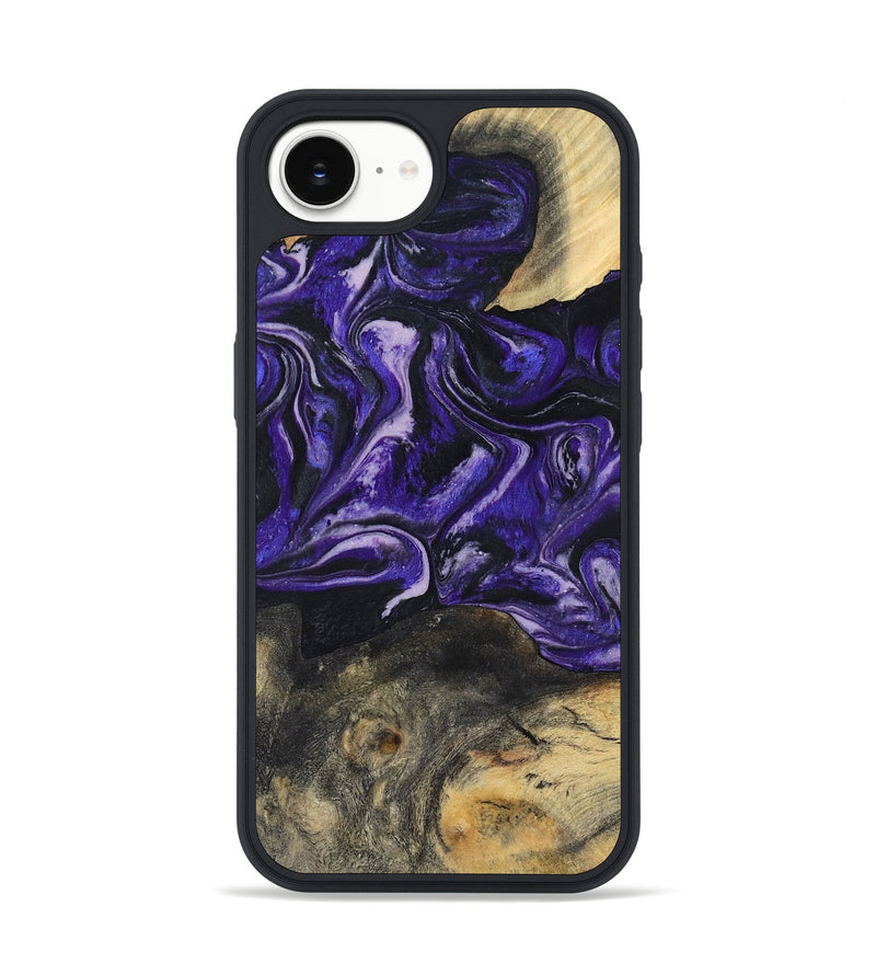 iPhone 16e Wood Phone Case - Roma (Purple, 800436)
