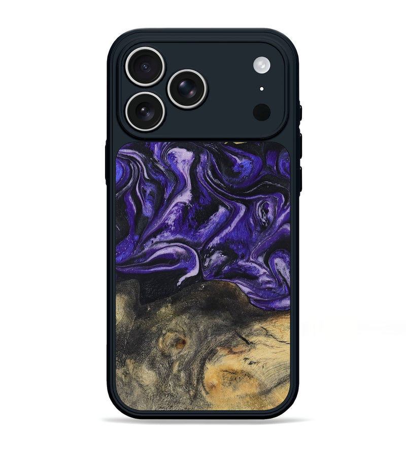 iPhone 17 Pro Max Wood Phone Case - Roma (Purple, 800436)