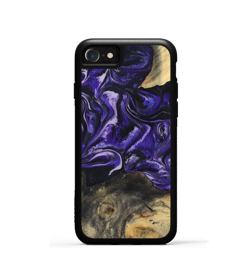 iPhone SE Wood Phone Case - Roma (Purple, 800436)