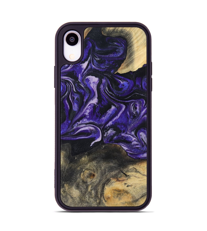iPhone Xr Wood Phone Case - Roma (Purple, 800436)