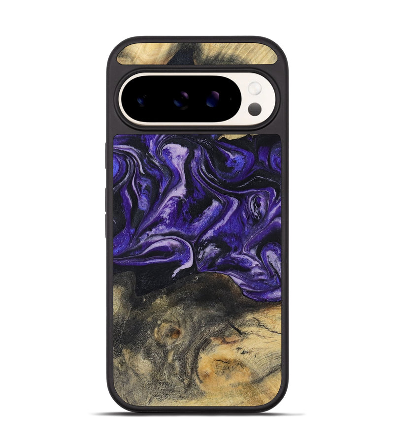 Pixel 9 Pro Wood Phone Case - Roma (Purple, 800436)
