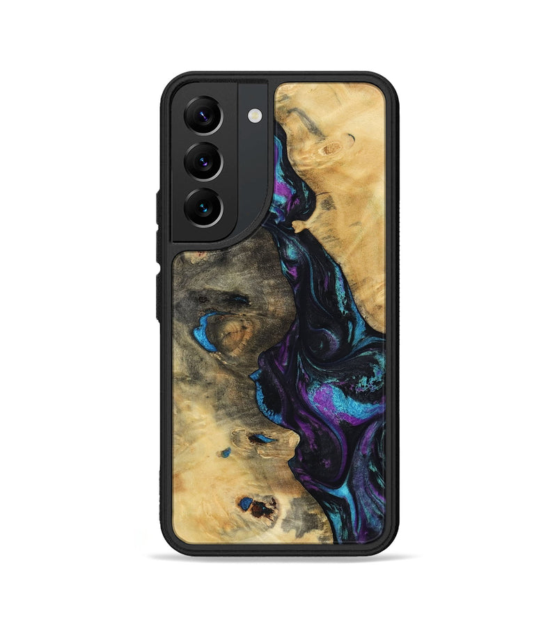 Galaxy S22 Wood Phone Case - Jo (Purple, 800437)