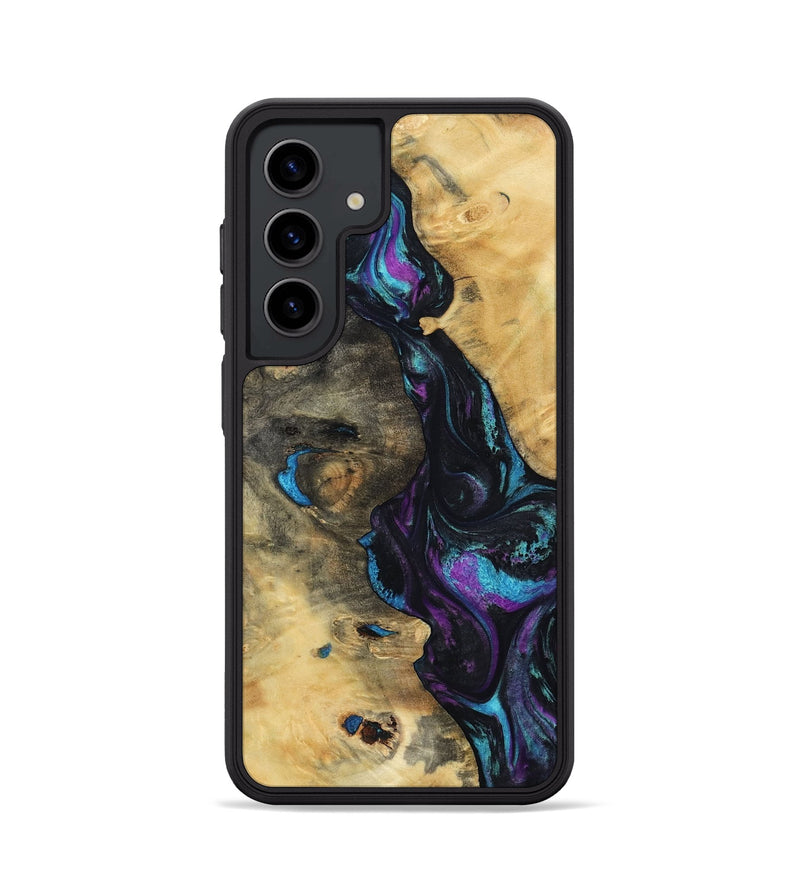 Galaxy S24 Wood Phone Case - Jo (Purple, 800437)