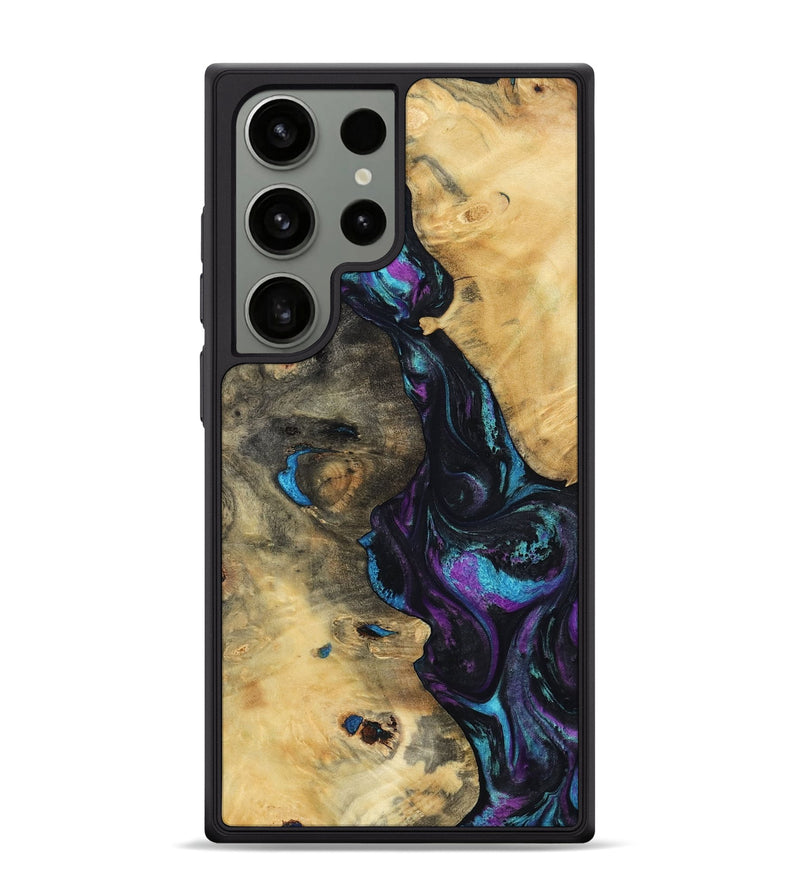 Galaxy S24 Ultra Wood Phone Case - Jo (Purple, 800437)