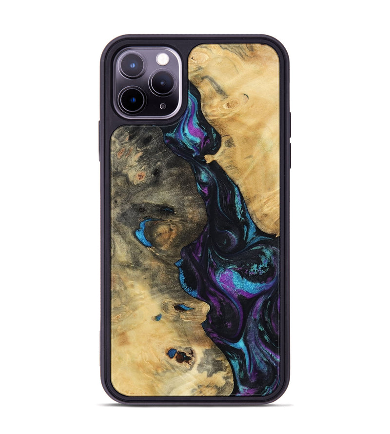 iPhone 11 Pro Max Wood Phone Case - Jo (Purple, 800437)