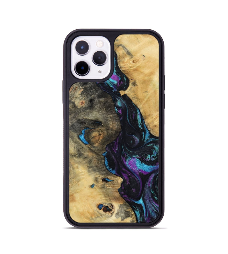 iPhone 11 Pro Wood Phone Case - Jo (Purple, 800437)