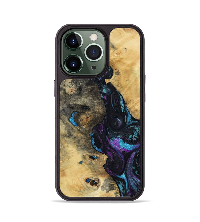 iPhone 13 Pro Wood Phone Case - Jo (Purple, 800437)