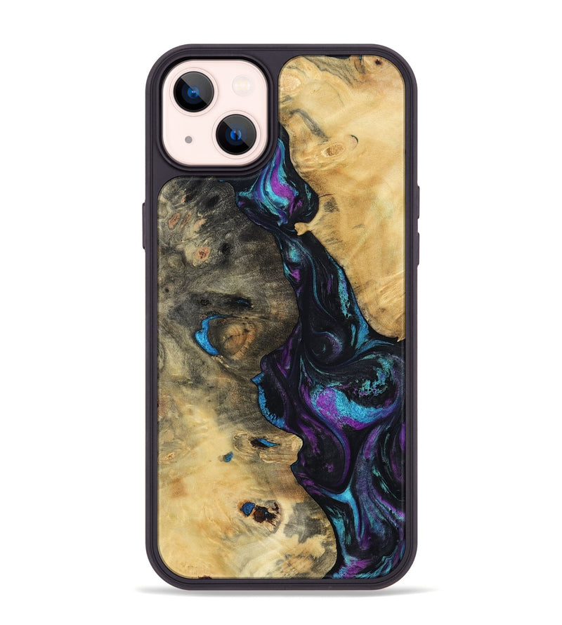 iPhone 14 Plus Wood Phone Case - Jo (Purple, 800437)