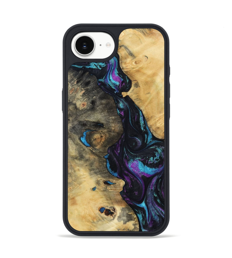 iPhone 16e Wood Phone Case - Jo (Purple, 800437)