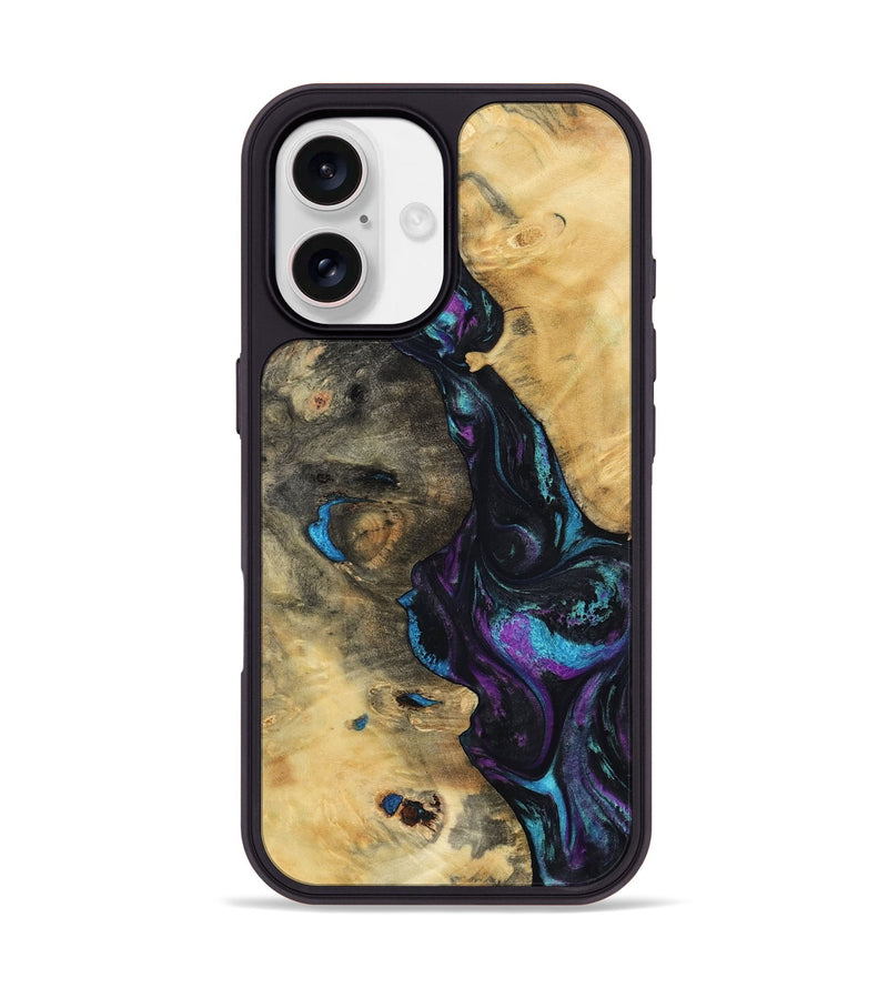 iPhone 17 Wood Phone Case - Jo (Purple, 800437)