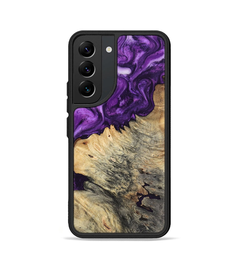 Galaxy S22 Wood Phone Case - Gian (Purple, 800440)