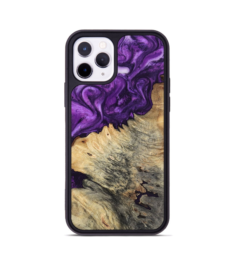 iPhone 11 Pro Wood Phone Case - Gian (Purple, 800440)