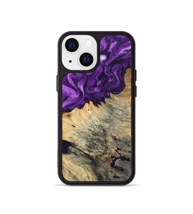 iPhone 13 mini Wood Phone Case - Gian (Purple, 800440)