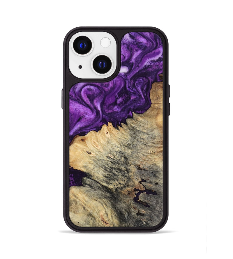 iPhone 13 Wood Phone Case - Gian (Purple, 800440)