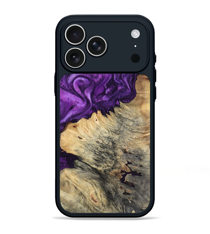 iPhone 17 Pro Max Wood Phone Case - Gian (Purple, 800440)