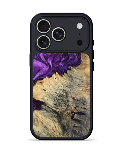 iPhone 17 Pro Wood Phone Case - Gian (Purple, 800440)