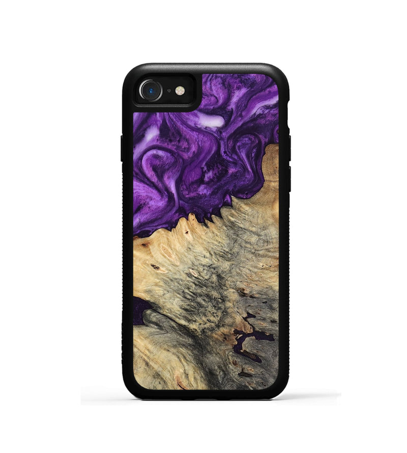iPhone SE Wood Phone Case - Gian (Purple, 800440)