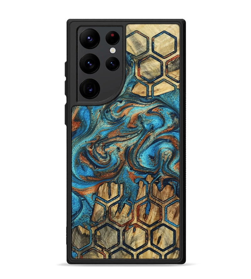 Galaxy S22 Ultra Wood Phone Case - Carolee (Pattern, 800443)