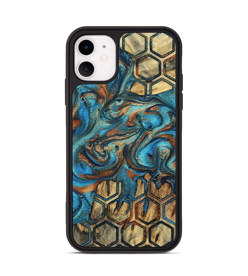 iPhone 11 Wood Phone Case - Carolee (Pattern, 800443)