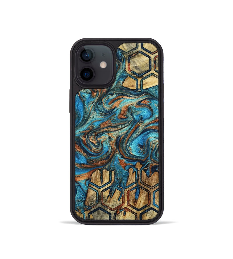 iPhone 12 mini Wood Phone Case - Carolee (Pattern, 800443)