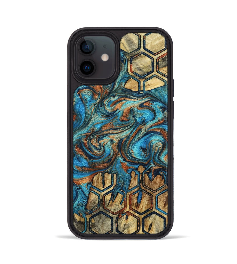 iPhone 12 Wood Phone Case - Carolee (Pattern, 800443)