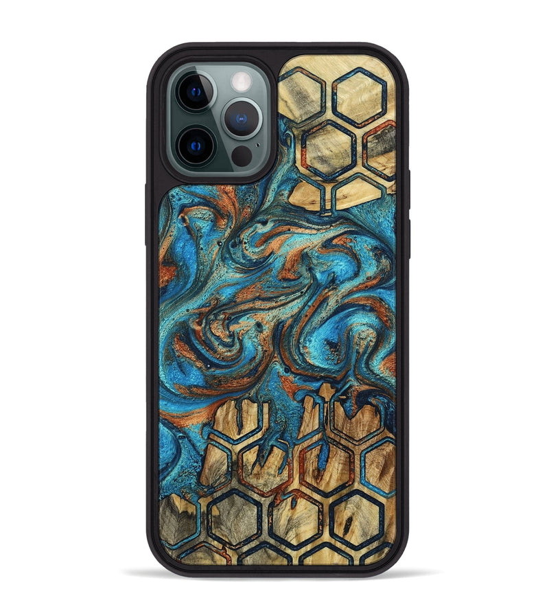 iPhone 12 Pro Max Wood Phone Case - Carolee (Pattern, 800443)