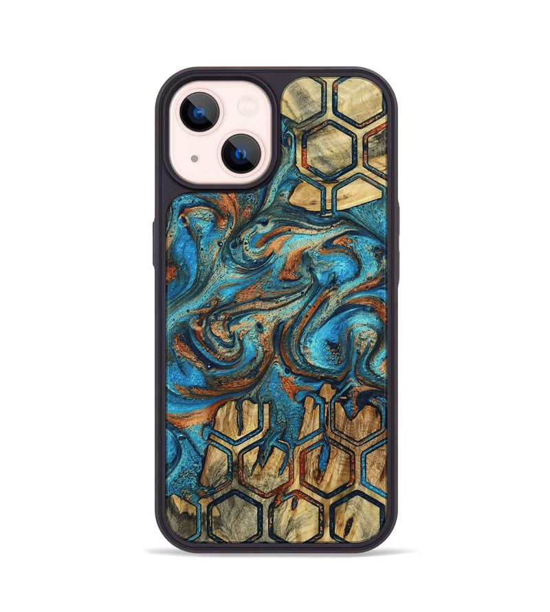 iPhone 14 Wood Phone Case - Carolee (Pattern, 800443)