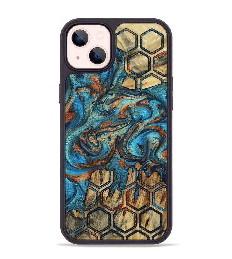 iPhone 14 Plus Wood Phone Case - Carolee (Pattern, 800443)