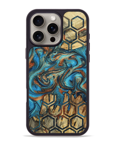 iPhone 16 Pro Max Wood Phone Case - Carolee (Pattern, 800443)