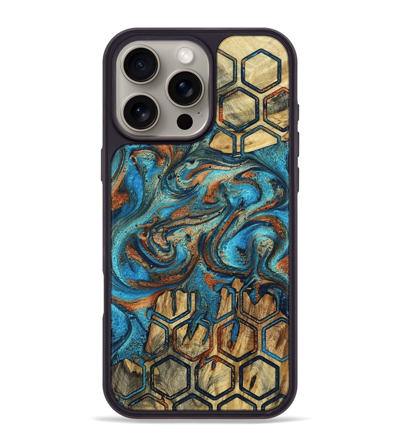 iPhone 16 Pro Max Wood Phone Case - Carolee (Pattern, 800443)