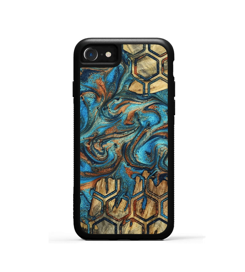 iPhone SE Wood Phone Case - Carolee (Pattern, 800443)
