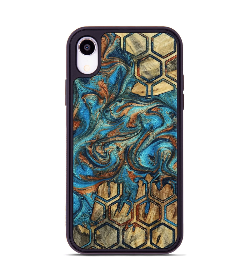 iPhone Xr Wood Phone Case - Carolee (Pattern, 800443)