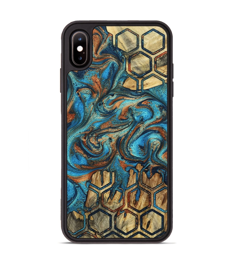 iPhone Xs Max Wood Phone Case - Carolee (Pattern, 800443)