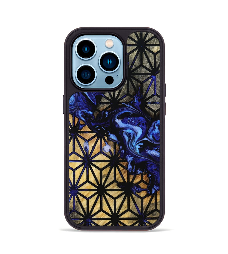 iPhone 14 Pro Wood Phone Case - Lissie (Pattern, 800461)