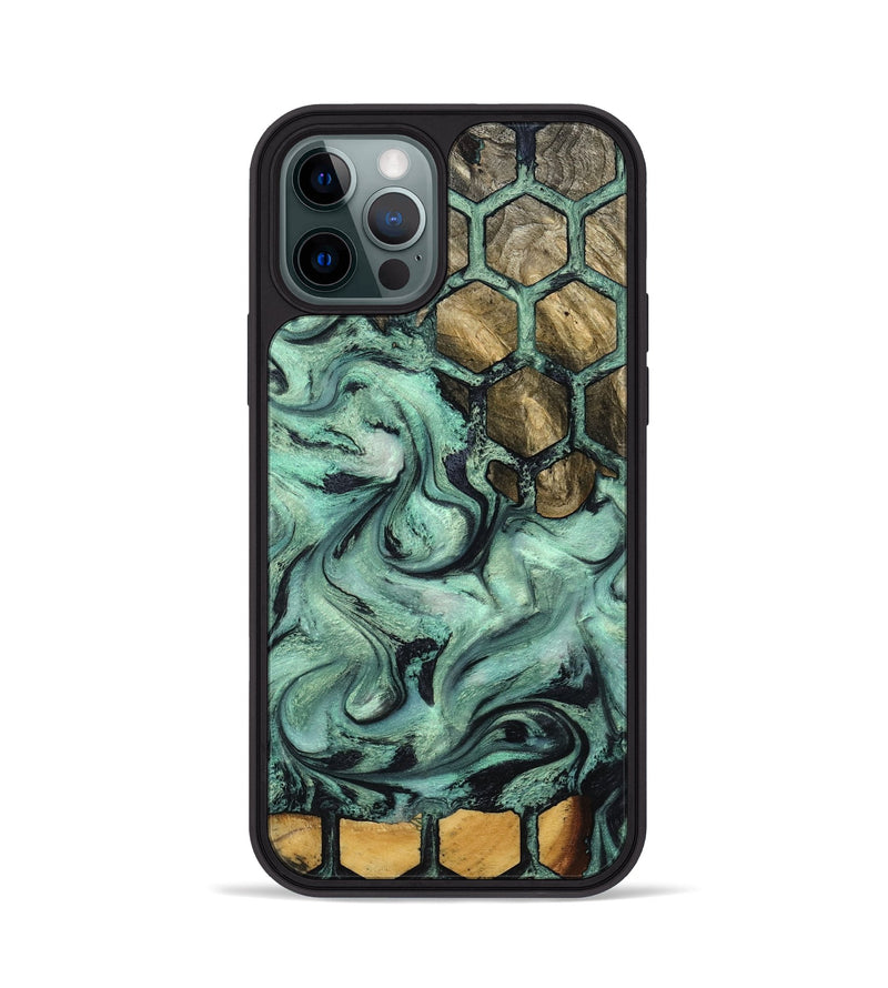 iPhone 12 Pro Wood Phone Case - Emmett (Pattern, 800462)