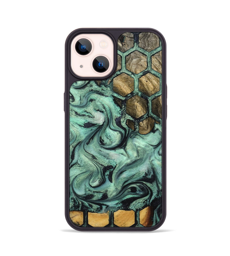 iPhone 14 Wood Phone Case - Emmett (Pattern, 800462)