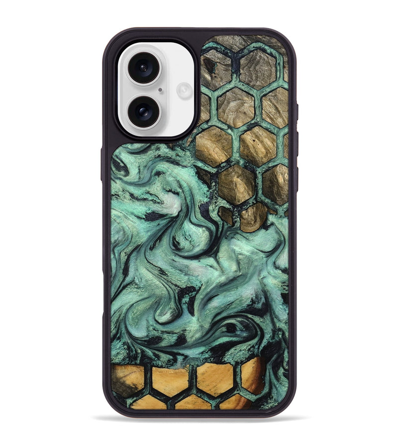 iPhone 16 Plus Wood Phone Case - Emmett (Pattern, 800462)
