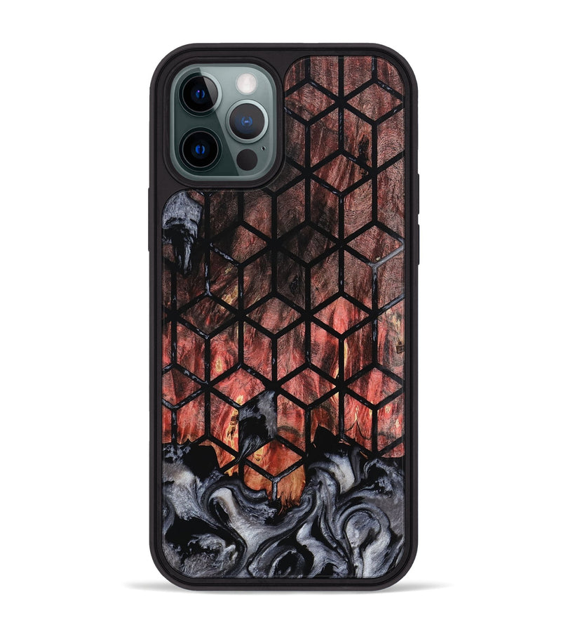 iPhone 12 Pro Max Wood Phone Case - Niko (Pattern, 800463)