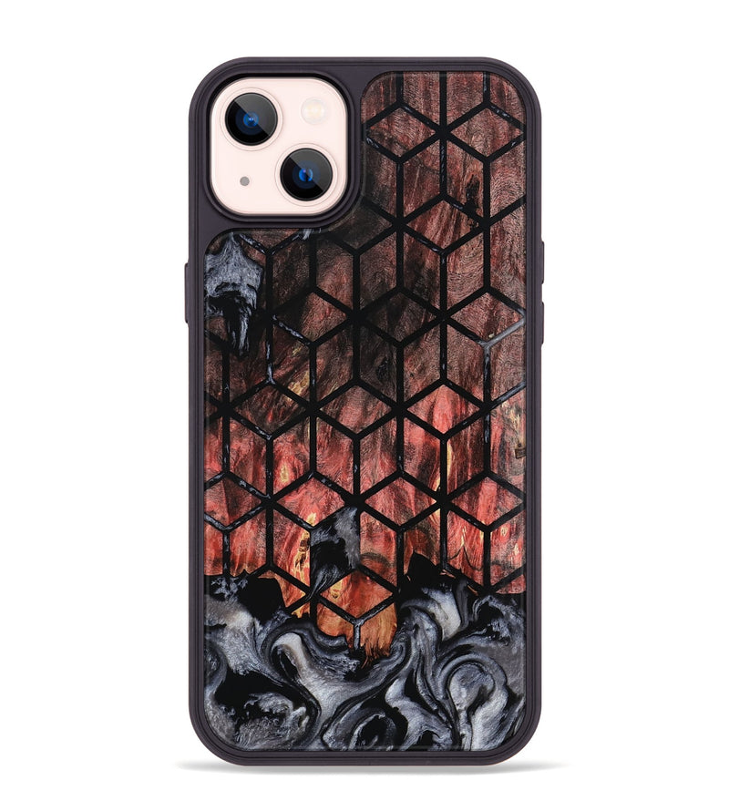 iPhone 14 Plus Wood Phone Case - Niko (Pattern, 800463)