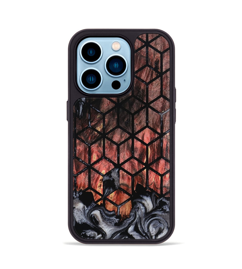 iPhone 14 Pro Wood Phone Case - Niko (Pattern, 800463)