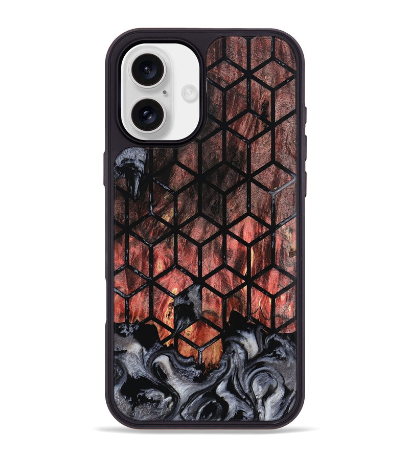 iPhone 16 Plus Wood Phone Case - Niko (Pattern, 800463)