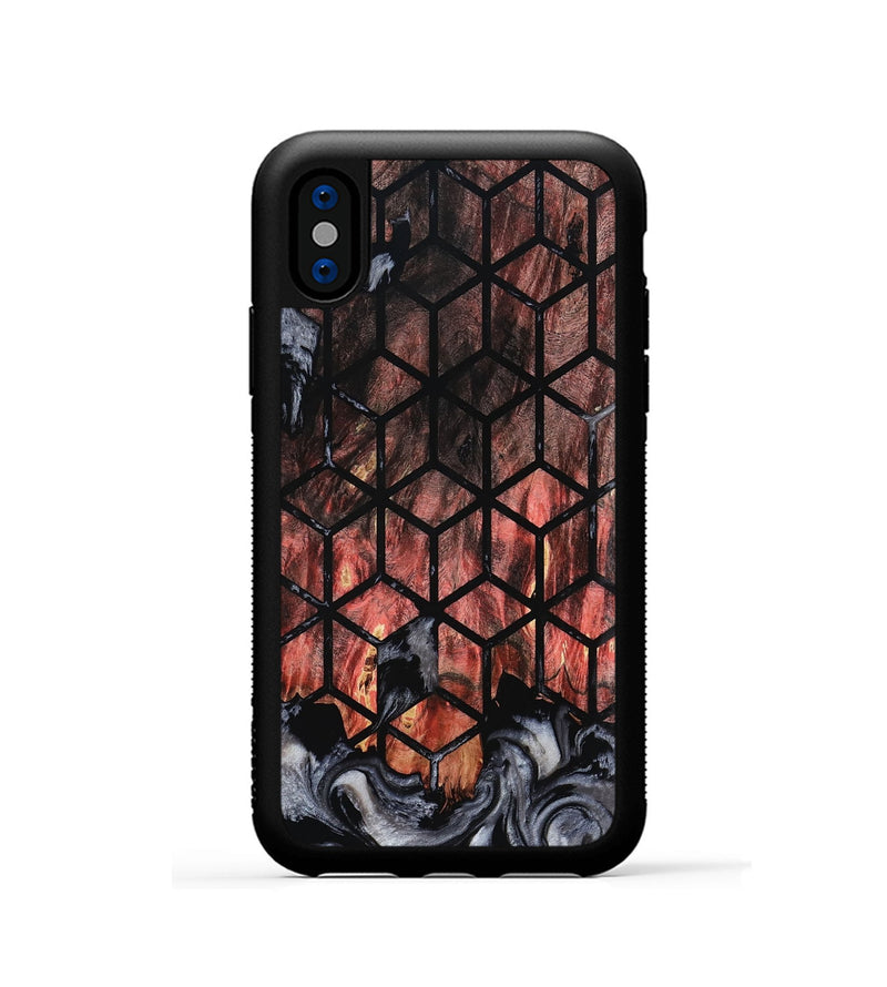 iPhone Xs Wood Phone Case - Niko (Pattern, 800463)