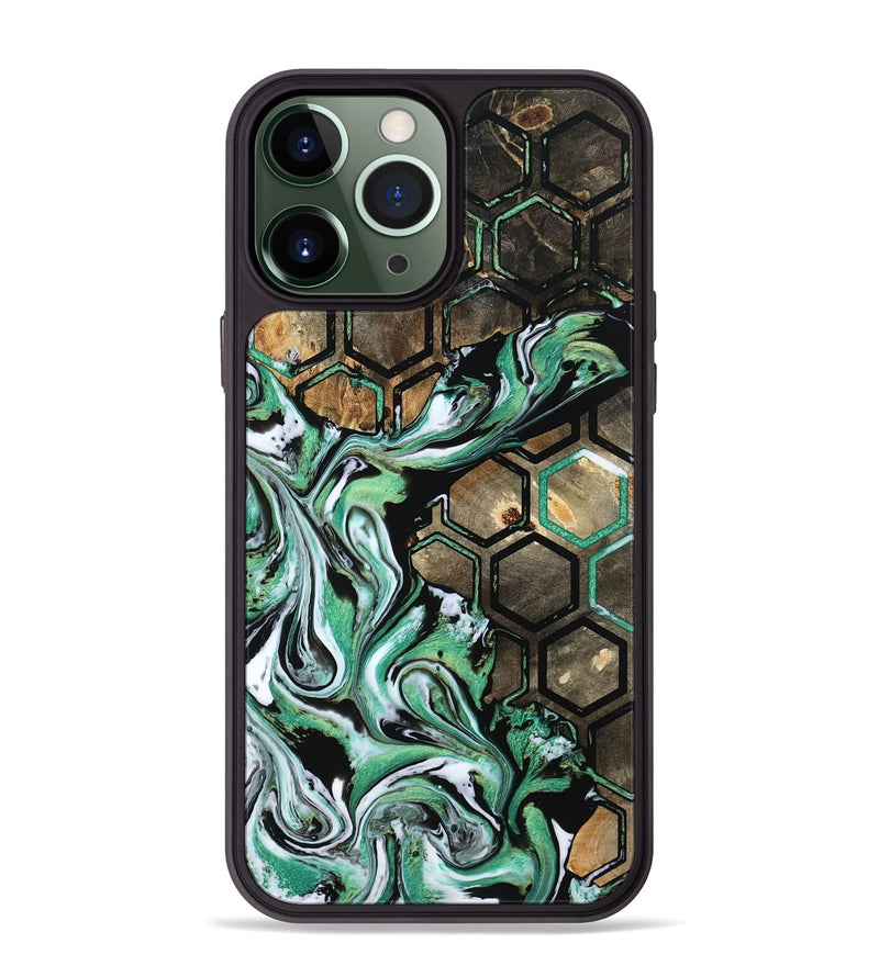 iPhone 13 Pro Max Wood Phone Case - Azriel (Pattern, 800464)
