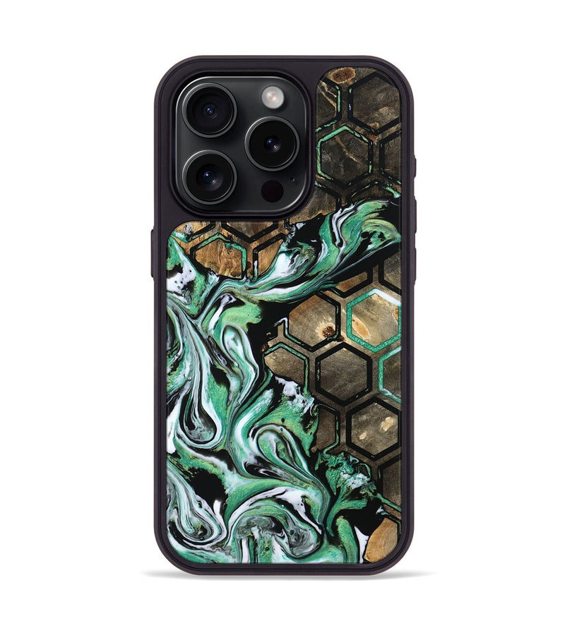 iPhone 15 Pro Wood Phone Case - Azriel (Pattern, 800464)