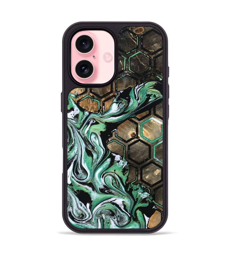 iPhone 16 Wood Phone Case - Azriel (Pattern, 800464)