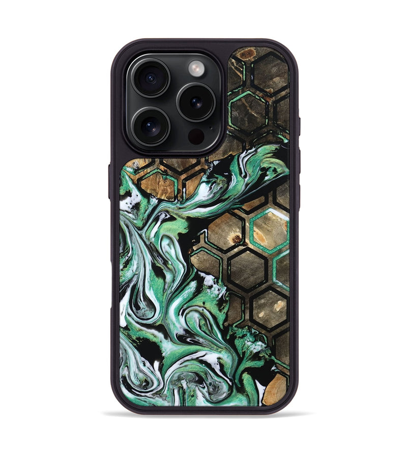 iPhone 16 Pro Wood Phone Case - Azriel (Pattern, 800464)